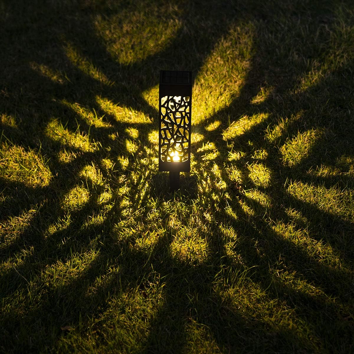 Floroux | Lampe de jardin solaire intelligente avec capteur et protection contre l'eau
