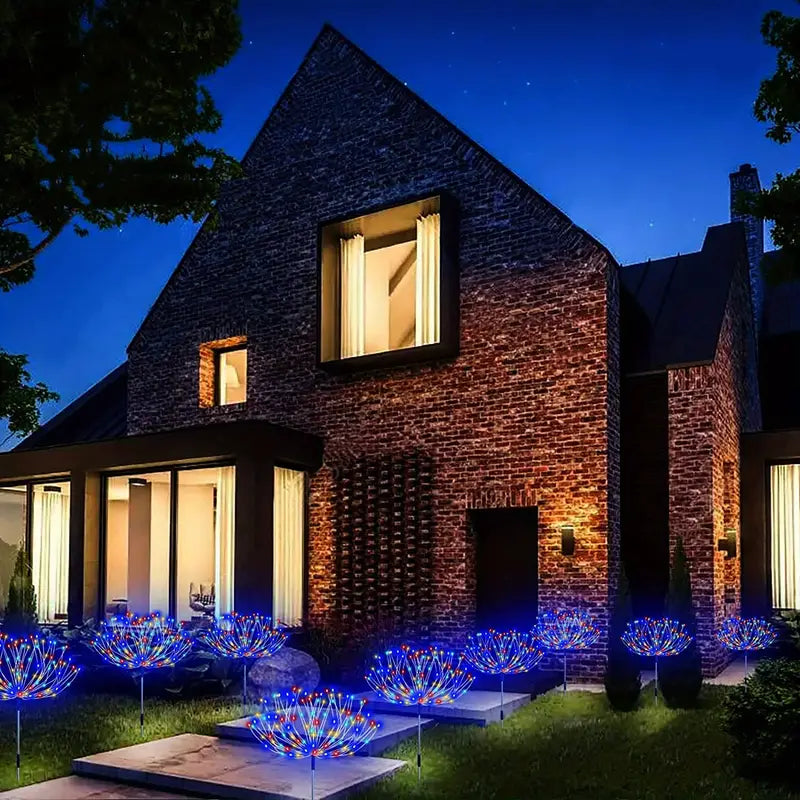 Floroux | Éclairage de jardin de feu d'artifice élégant et moderne