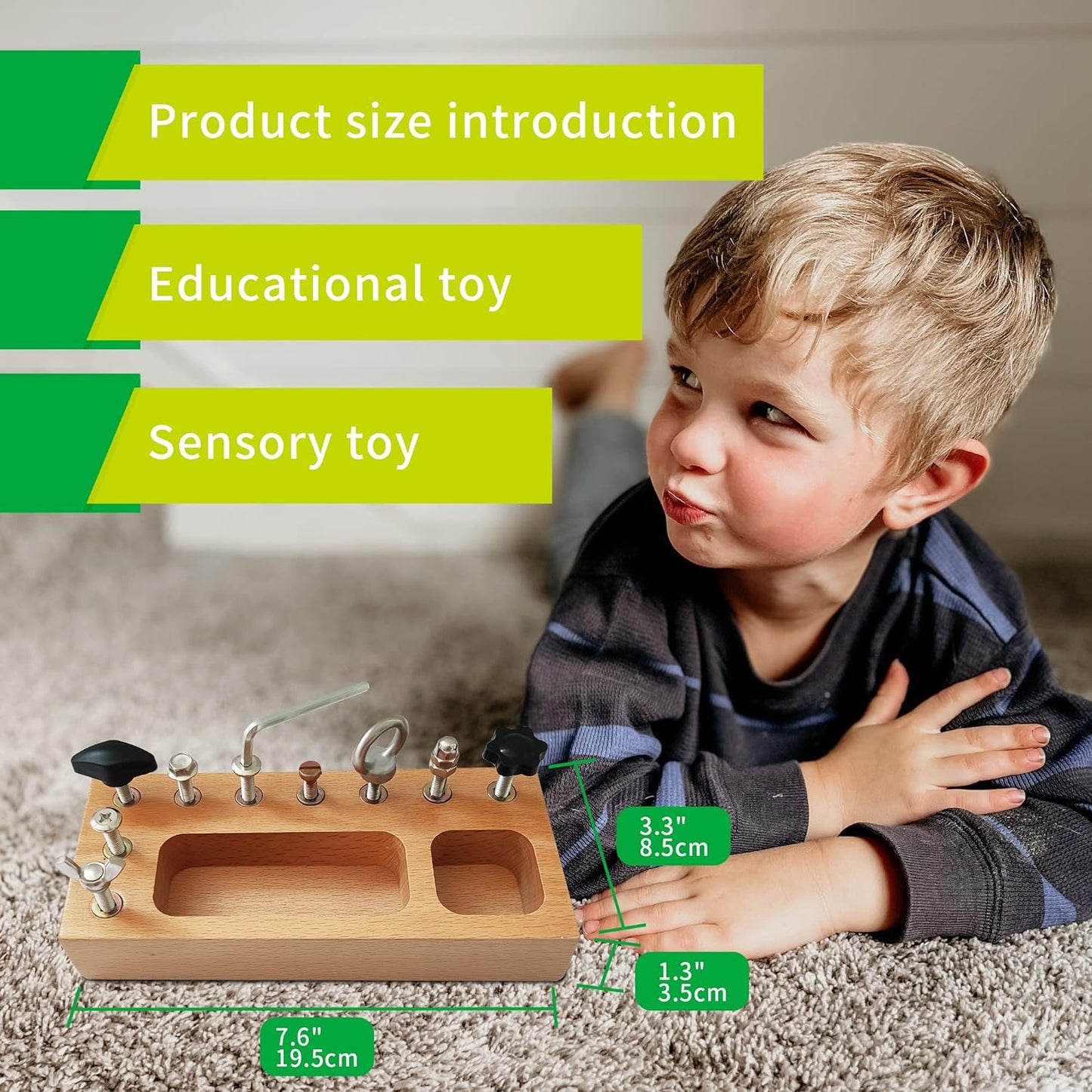 Tableau de jeu occupé - Tableau de jeu éducatif Montessori pour enfants créatifs