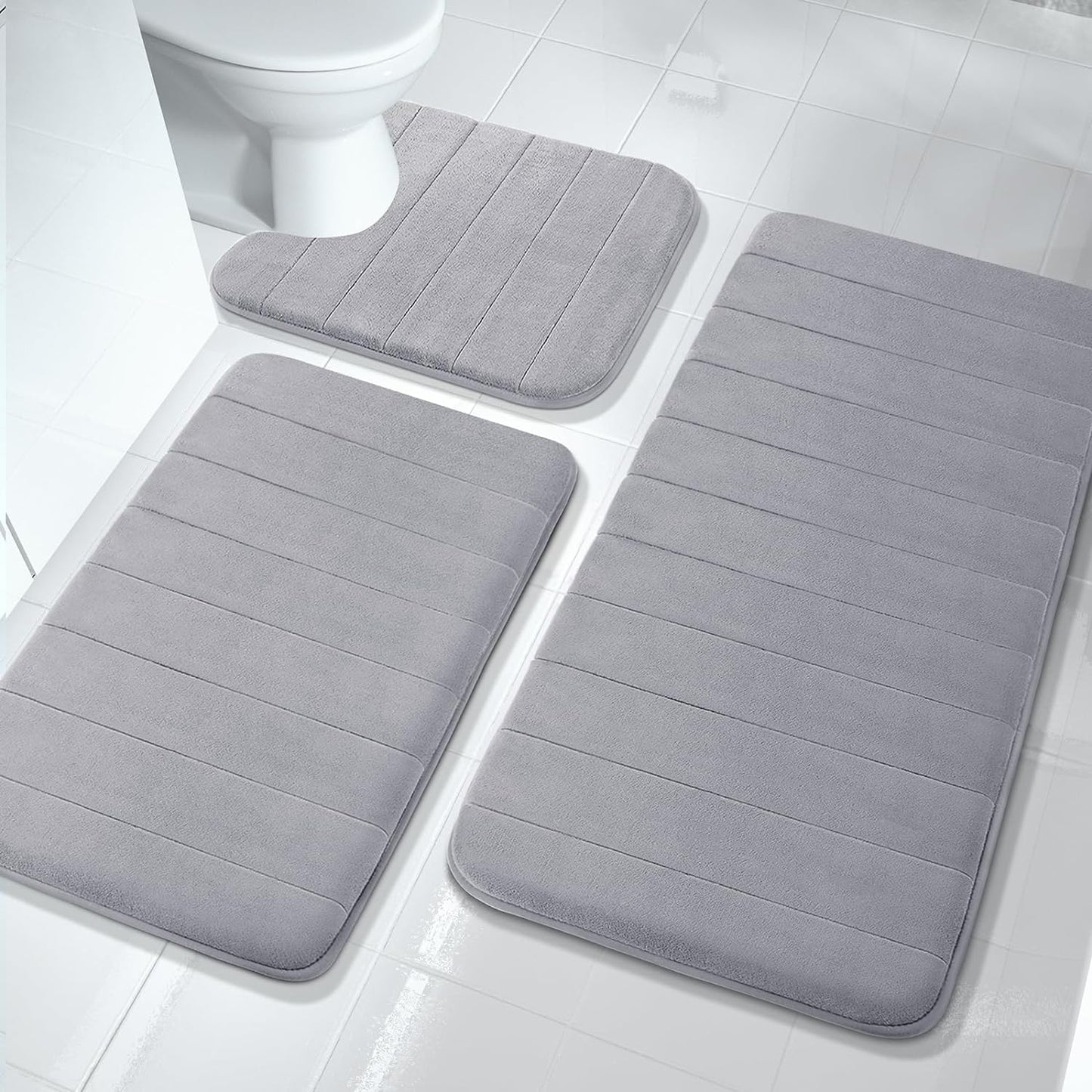 Floroux | Tapis de bain doux et antidérapants Set