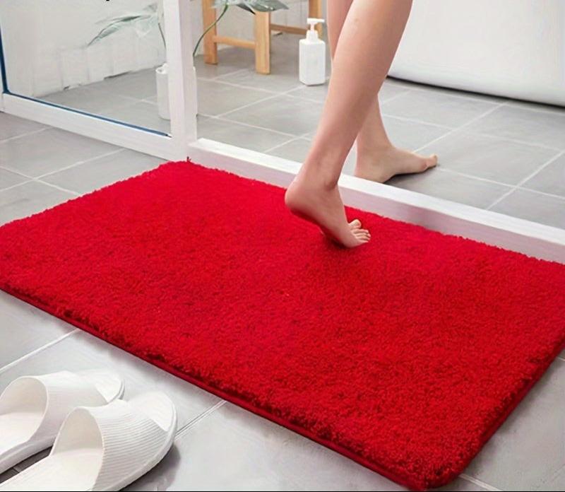 Floroux - Tapis de bain doux, épais et très absorbant