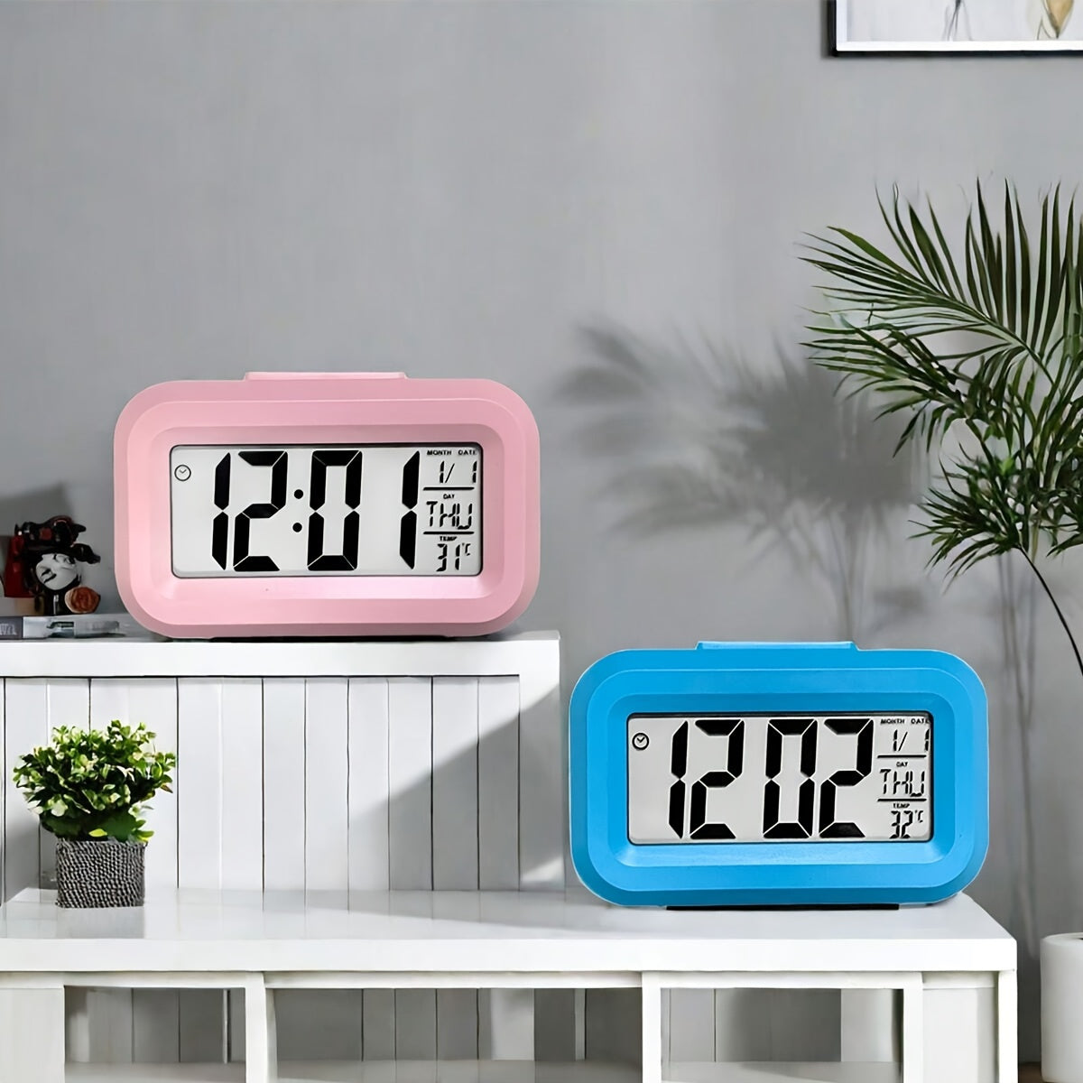 GlowClock - Réveil numérique élégant avec éclairage