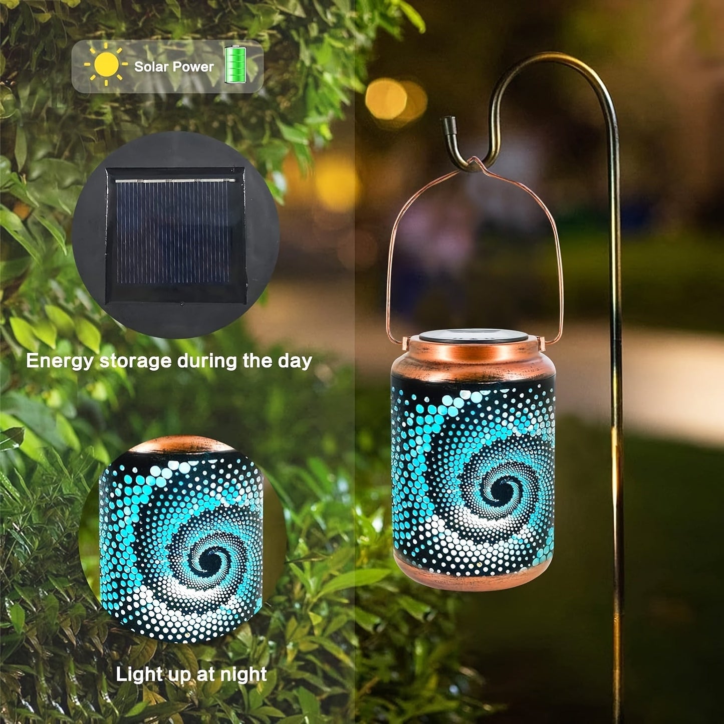 SolarLantern - Moderne LED Lanternes Solaire pour Extérieur