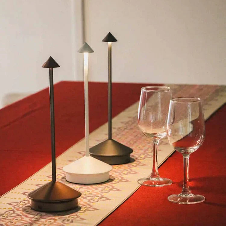 Floroux - Élégante et Portable Lampe de Table Sans Fil avec Luminosité Réglable