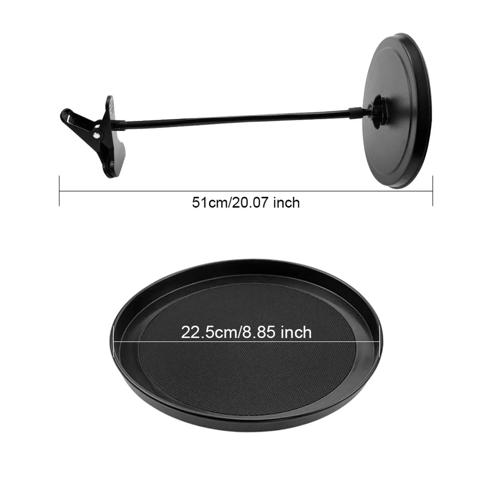 Plateau multifonctionnel de voiture rond