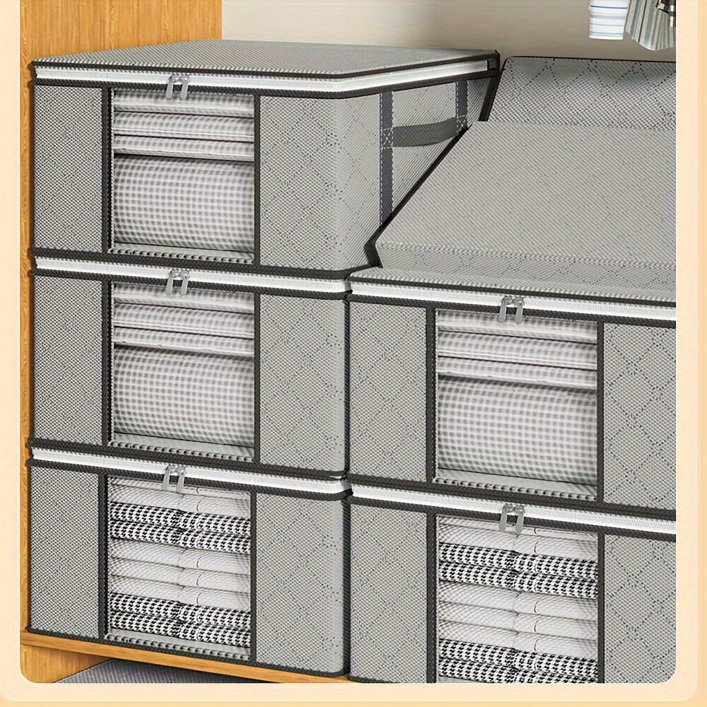 SmartStore - Ensemble de 4 sacs de rangement pliables pour vêtements et linge de lit
