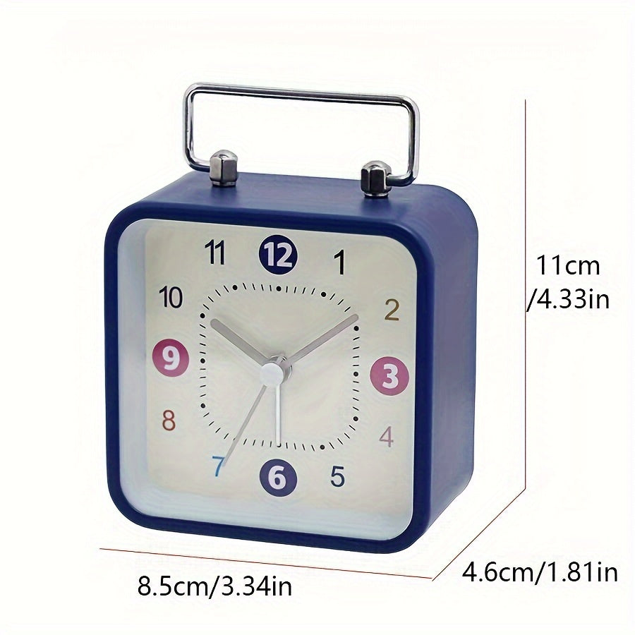 TimeCube Horloge - Horloge Carré Élégant avec Lumière de Nuit