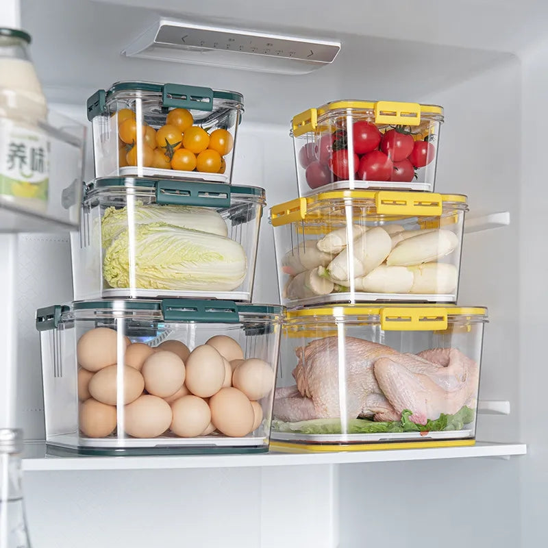 Ensemble de 3 pièces d'organisateurs de stockage alimentaire empilables