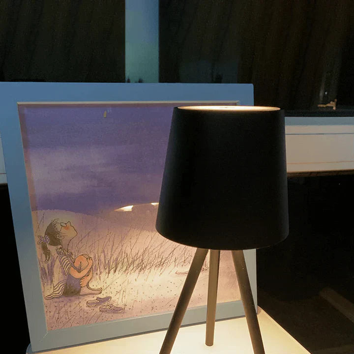 Floroux - Lampe de table LED fine et portable pour un éclairage d'ambiance à la maison
