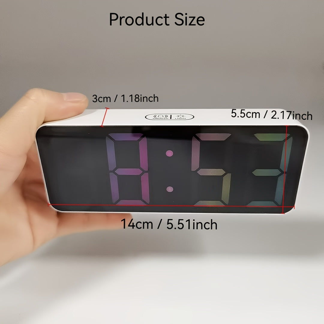 TimeGlow – Réveil LED élégant avec fonction de gradation