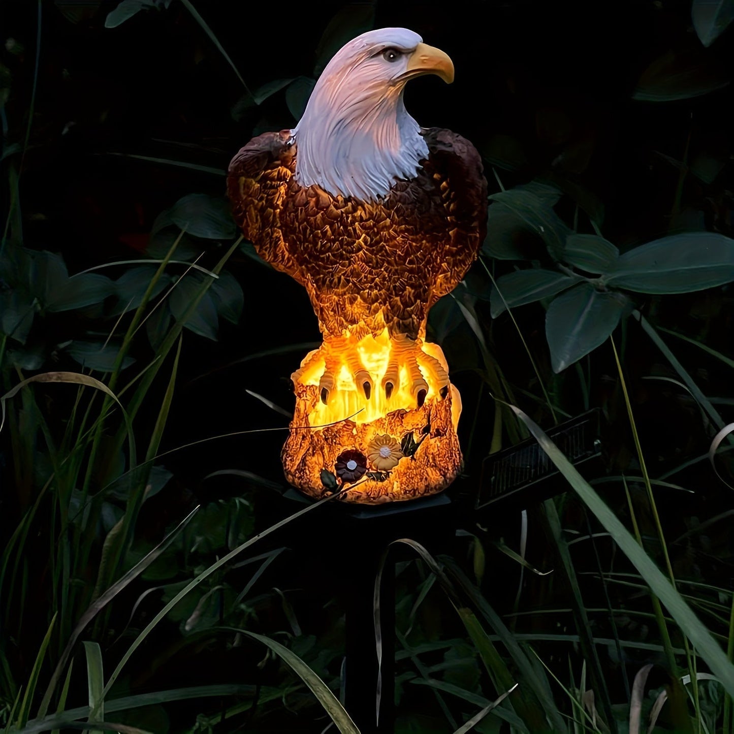 SolarGlow Eagle - Lampe solaire élégante pour l'éclairage de jardin