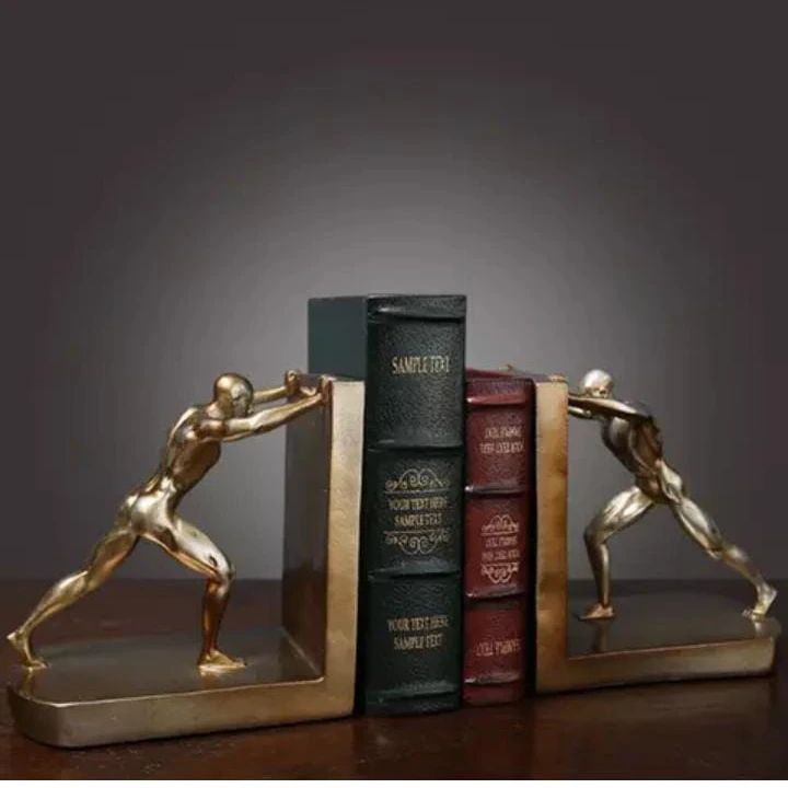 2Pcs Supports de Livres Créatifs Décor