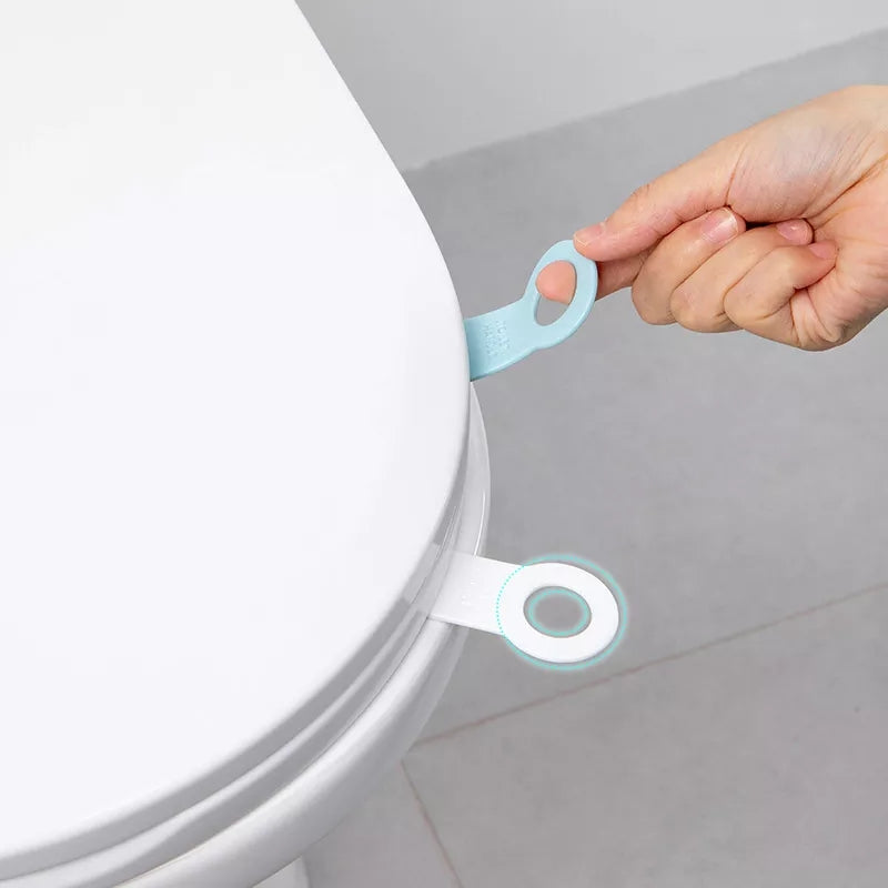 Poignées de levage du couvercle de siège de toilette en silicone