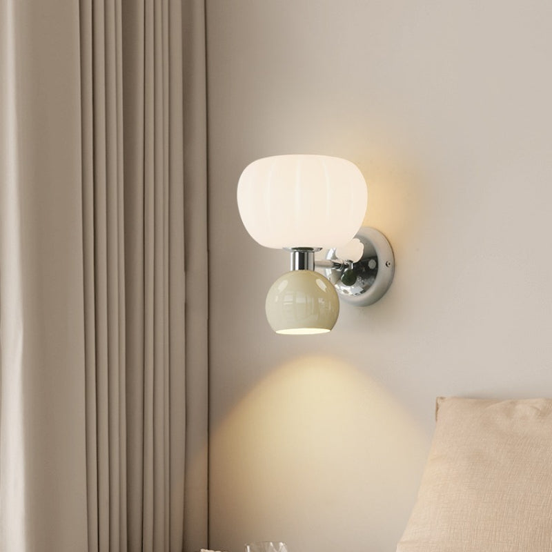 Floroux Appliques Murales LED Crème
