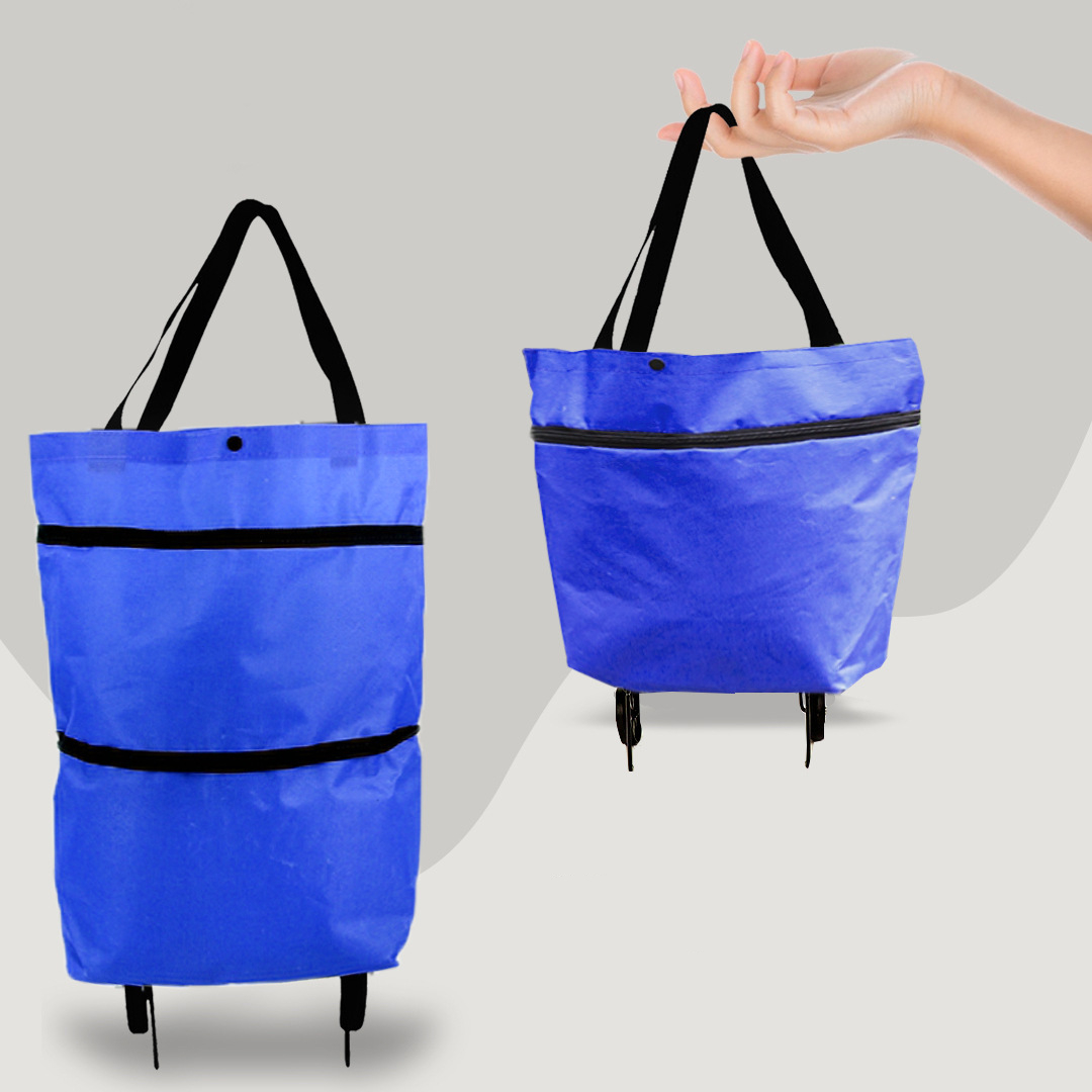 CarryFlex - Sac de courses pratique 2-en-1 avec roues