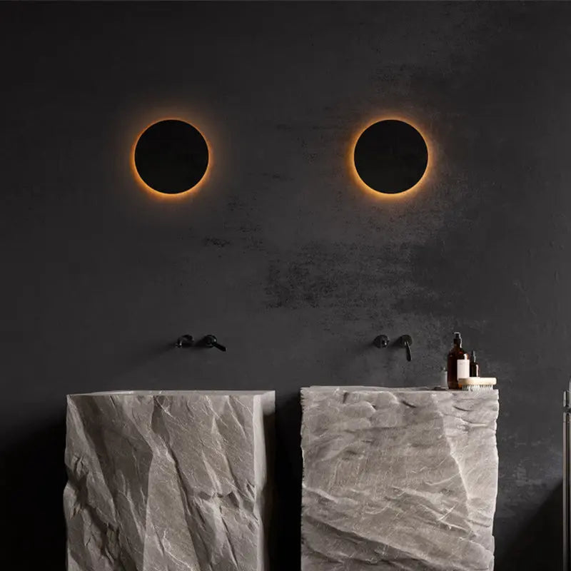 OrrLuxe - Lampe Murale LED Moderne en Métal Noir