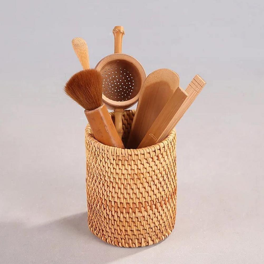 Handwoven storage basket Floroux | Rattan basket for the home | Decorative and functional storage
