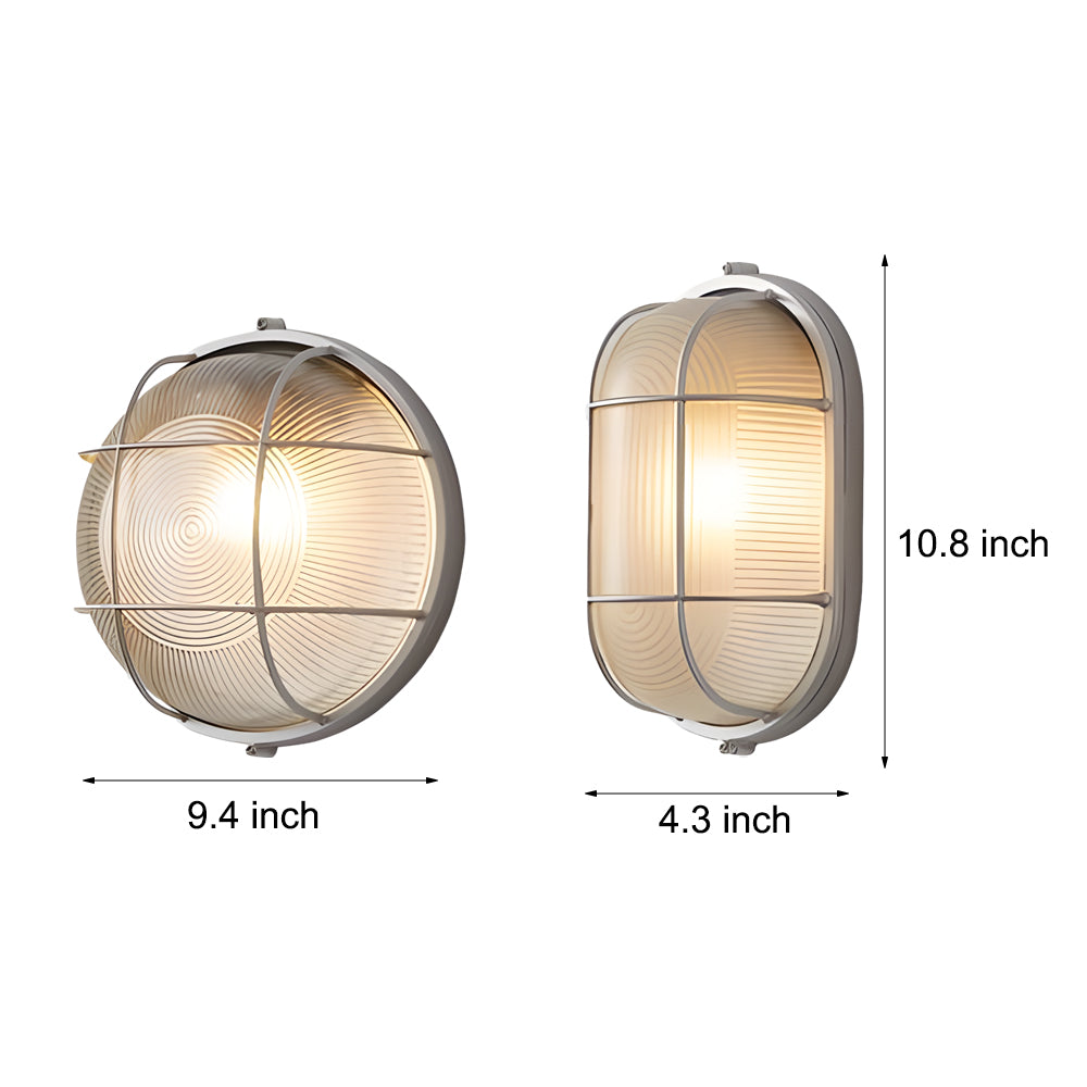 RetroGlow – Lampe Murale Industrielle pour Extérieur