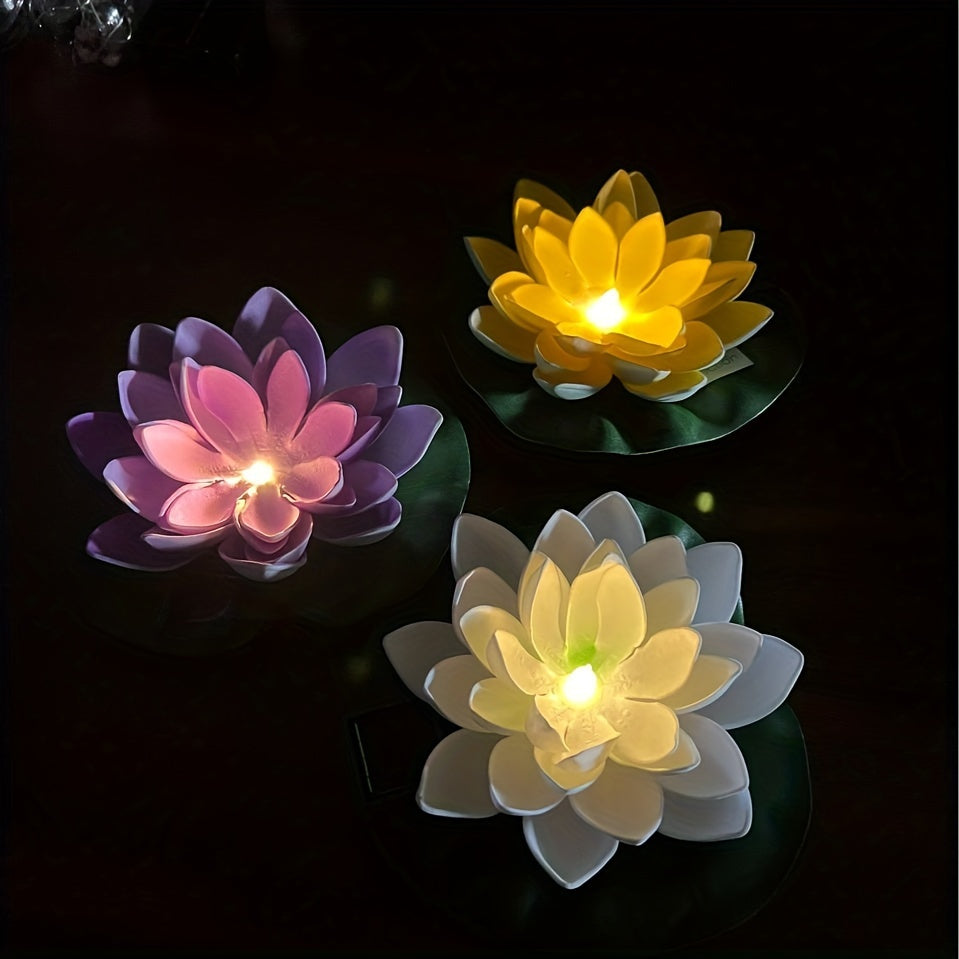SolarLily – Lanternes solaires LED Lotus élégantes