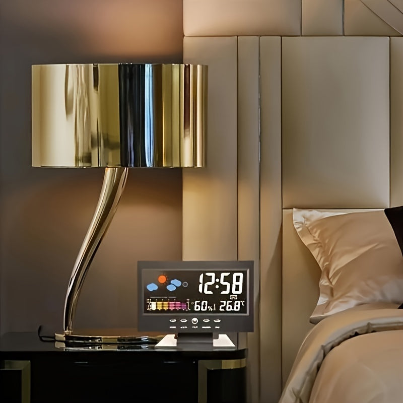 SilentTime Clock – Montre Numérique Élégante de Résistance et de Surveillance Climatique