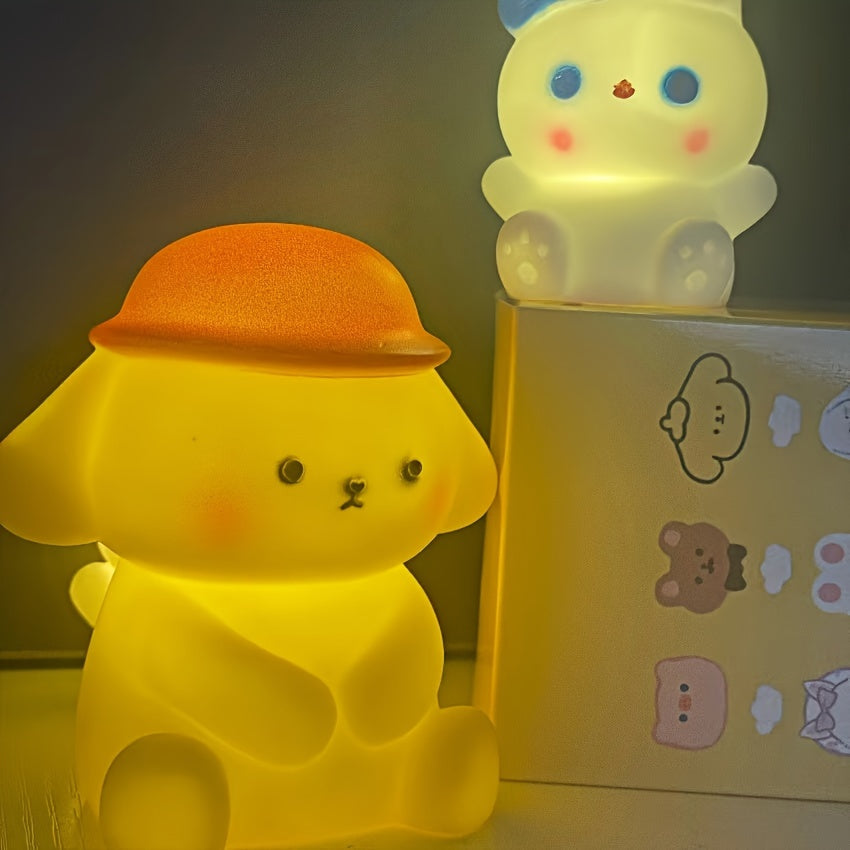 PuppyGlow Light - Petite lampe de nuit LED mignonne pour enfants