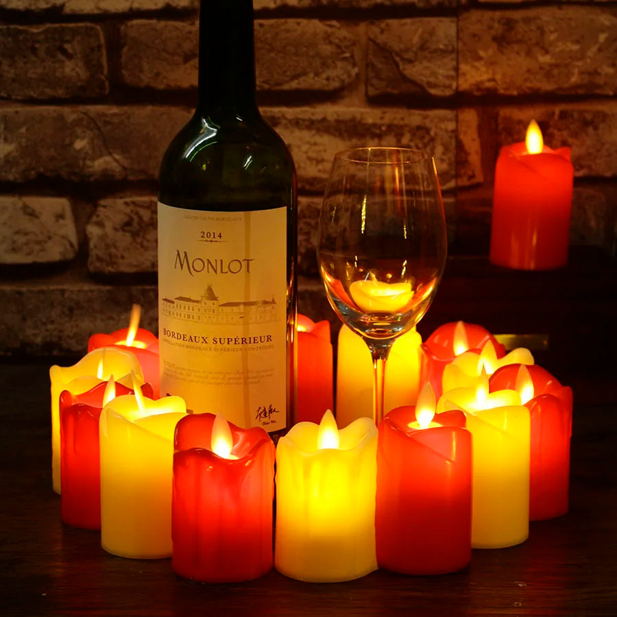 Bougie LED cozy sans flamme