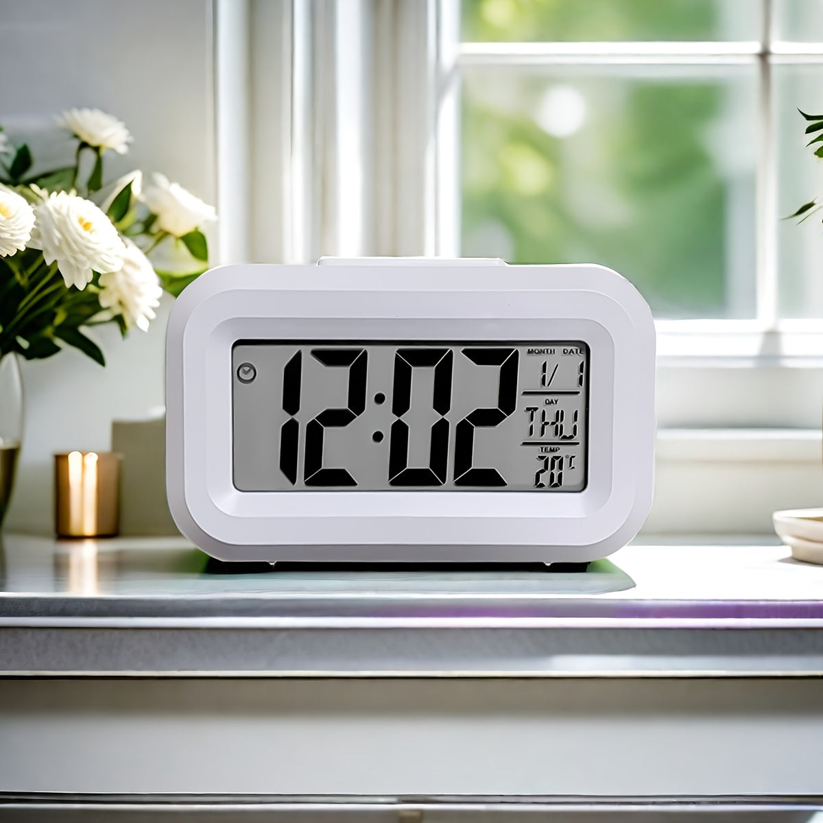 GlowClock - Réveil numérique élégant avec éclairage