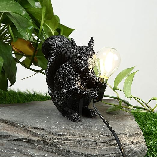 Floroux Designer Petite lampe de table écureuil mignon