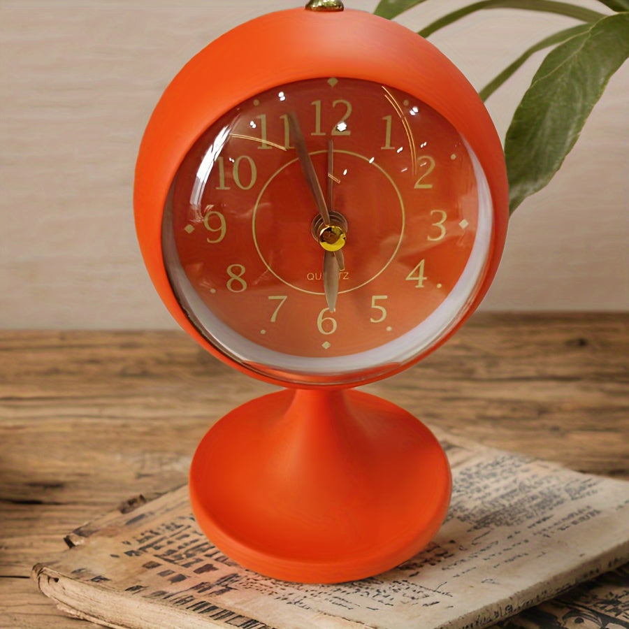 CartoonGlow Horloge - Luxe Réveil LED avec Accents Dorés