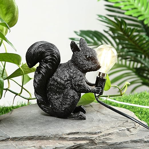 Floroux Designer Petite lampe de table écureuil mignon
