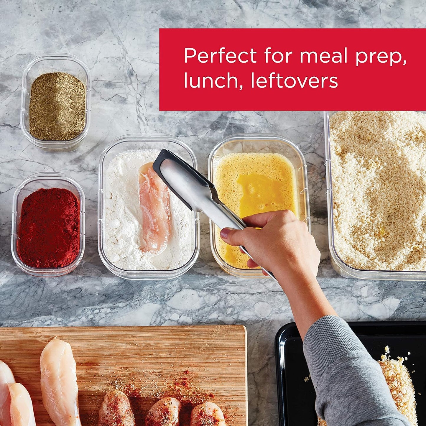 FreshPrep – Ensemble de Boîtes Alimentaires Durables Sans BPA (7 pièces)