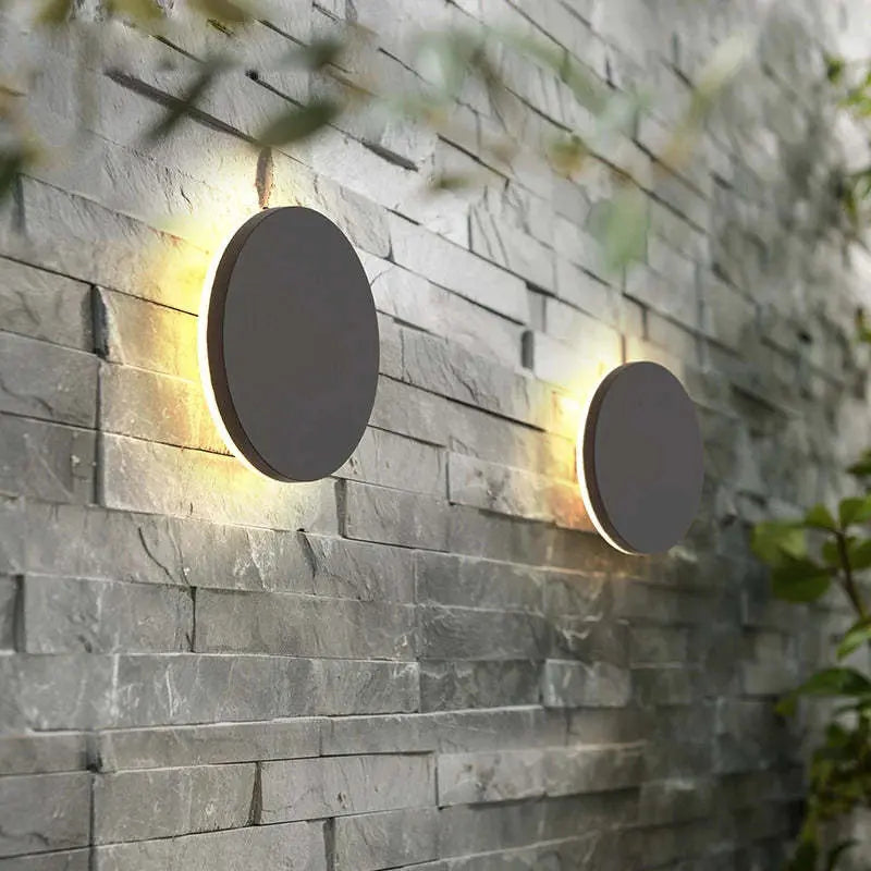 OrrLuxe - Lampe Murale LED Moderne en Métal Noir