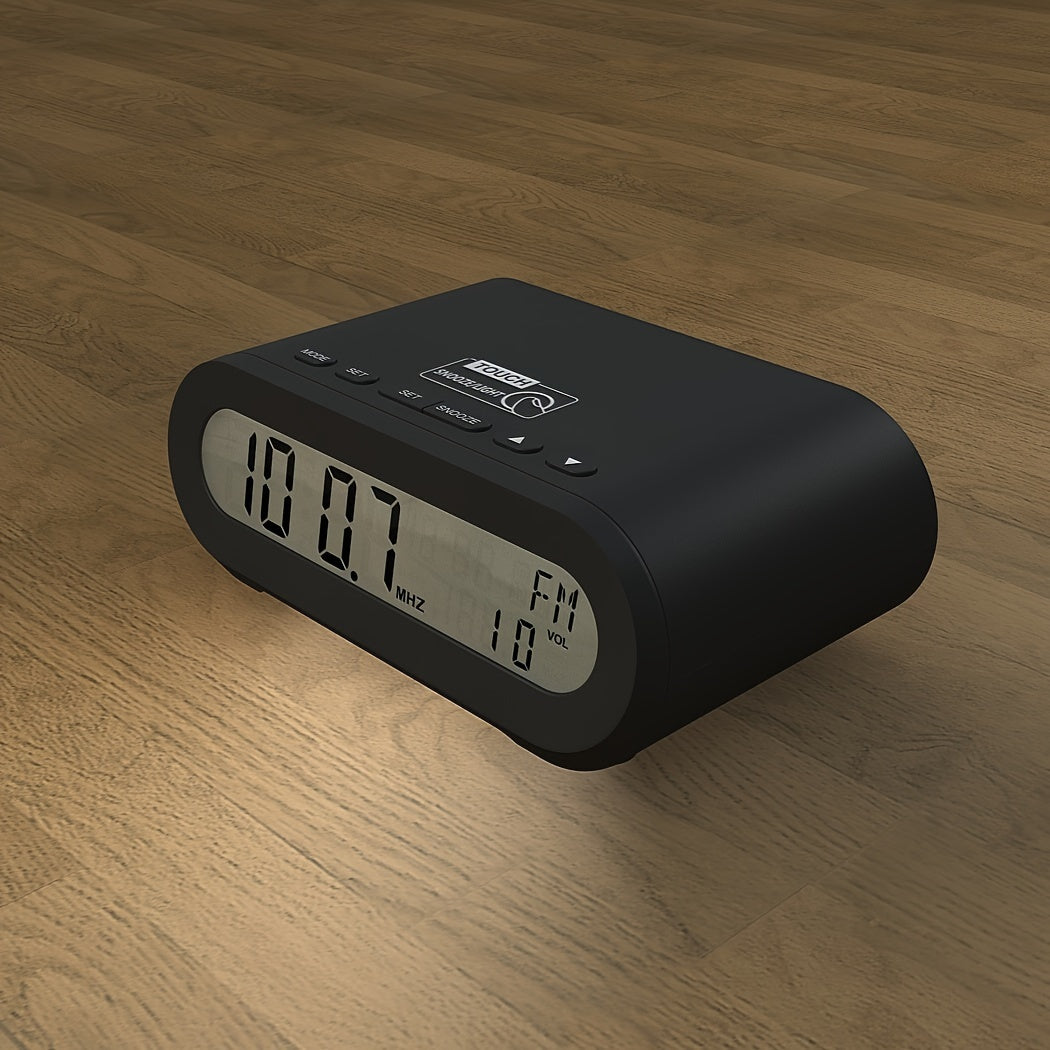 TimeGlow Réveil – Radio Numérique LED avec Snooze