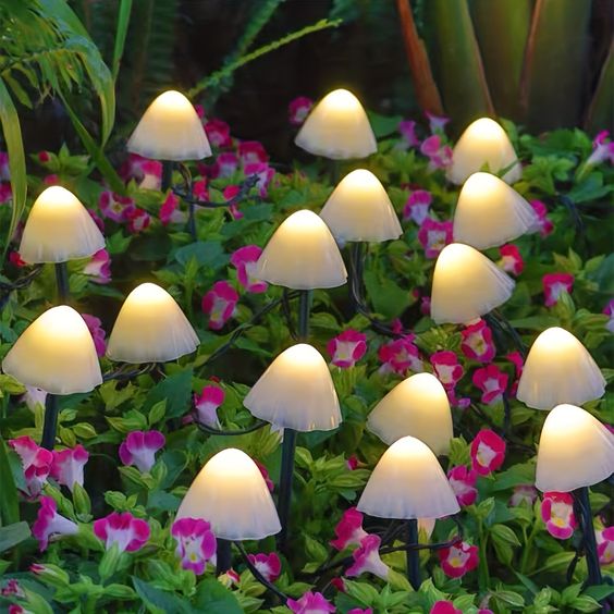 Floroux | Lumières de jardin solaires mystiques