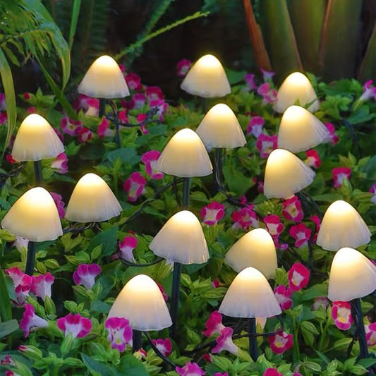 Floroux | Lumières de jardin solaires mystiques