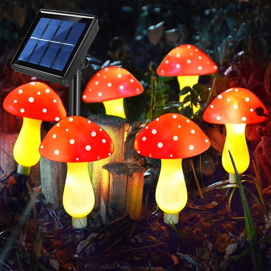 SolarGlow Lampe - Éclairage de jardin économique avec 8 modes