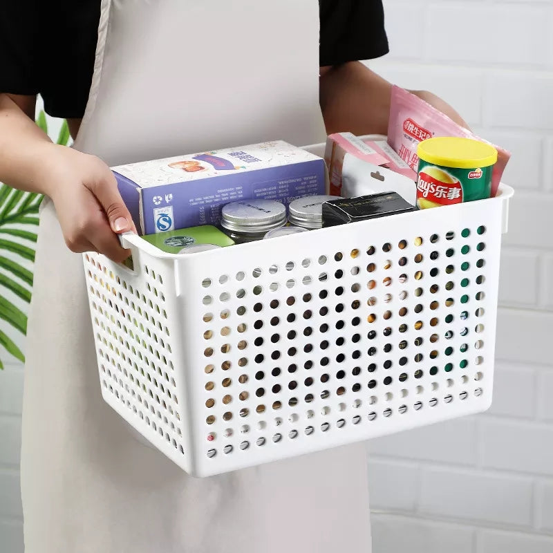 Panier de rangement en plastique