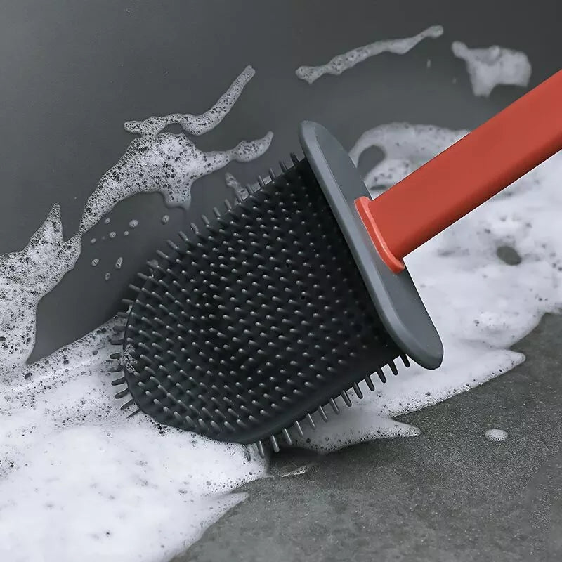 Brosse de toilette en silicone