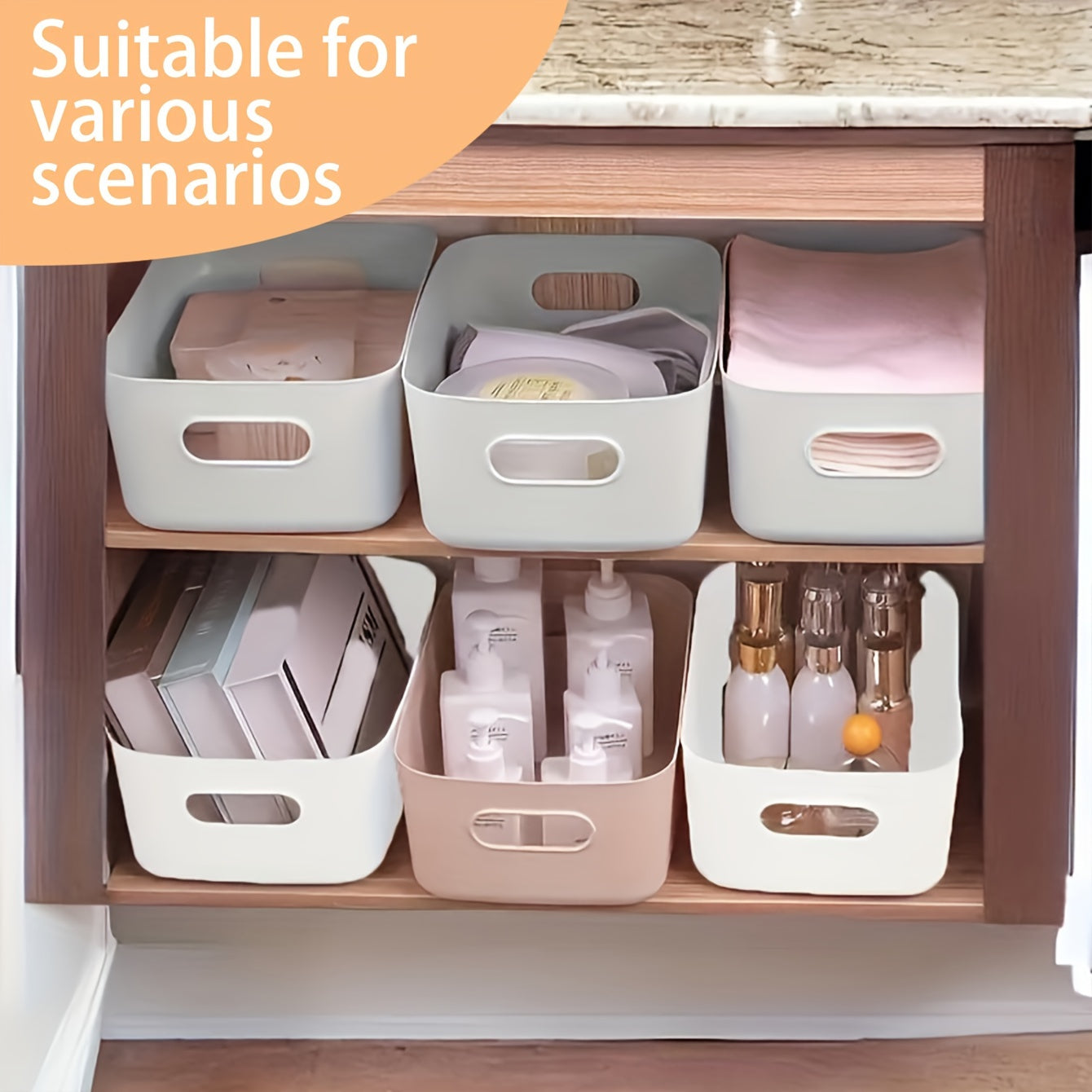 OrganiseerGemak - Ensemble de 10 Boîtes murales de rangement pour cosmétiques et en-cas