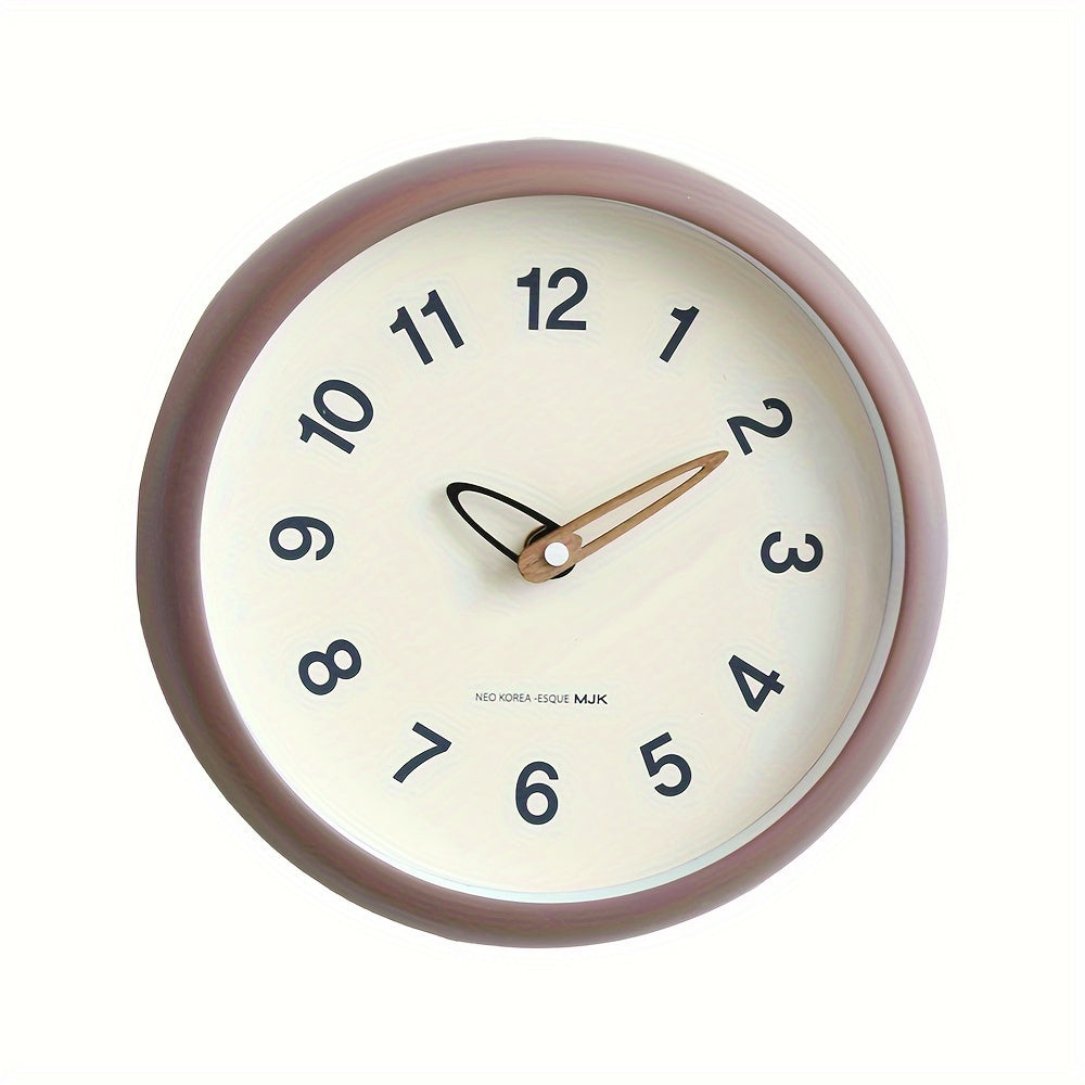 SilenceTime Horloge – Élégante Horloge Murale de 10 Pouces pour la Maison