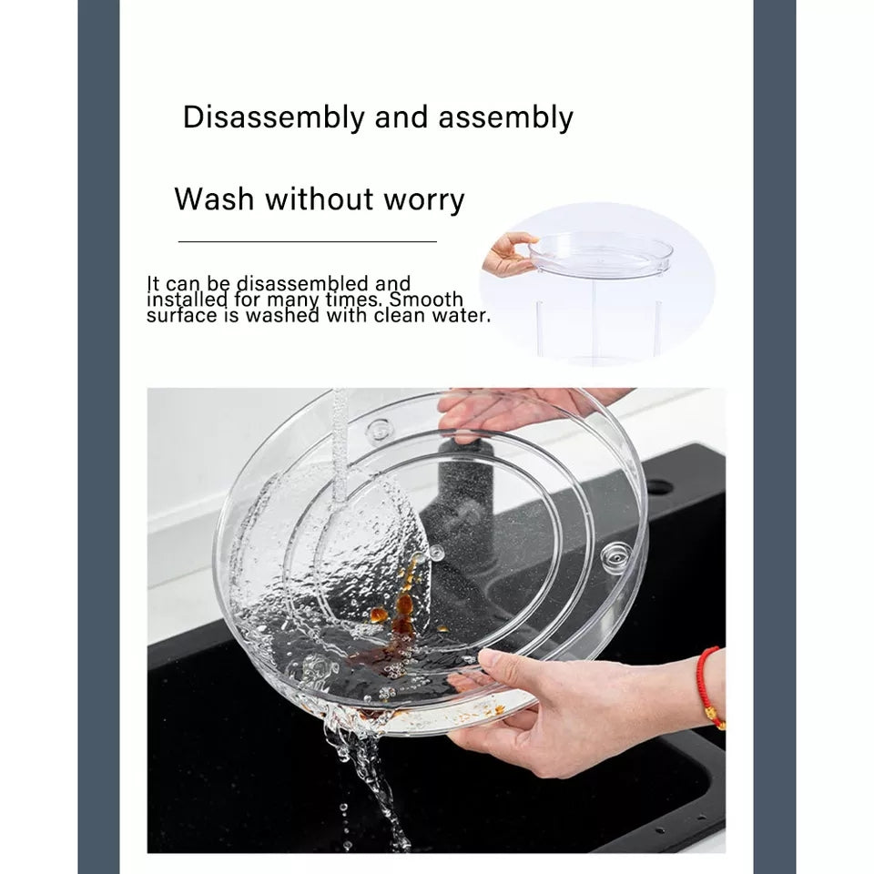 Organisateur transparent rotatif / lazy Susan