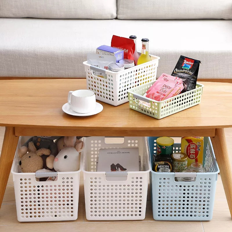 Panier de rangement en plastique
