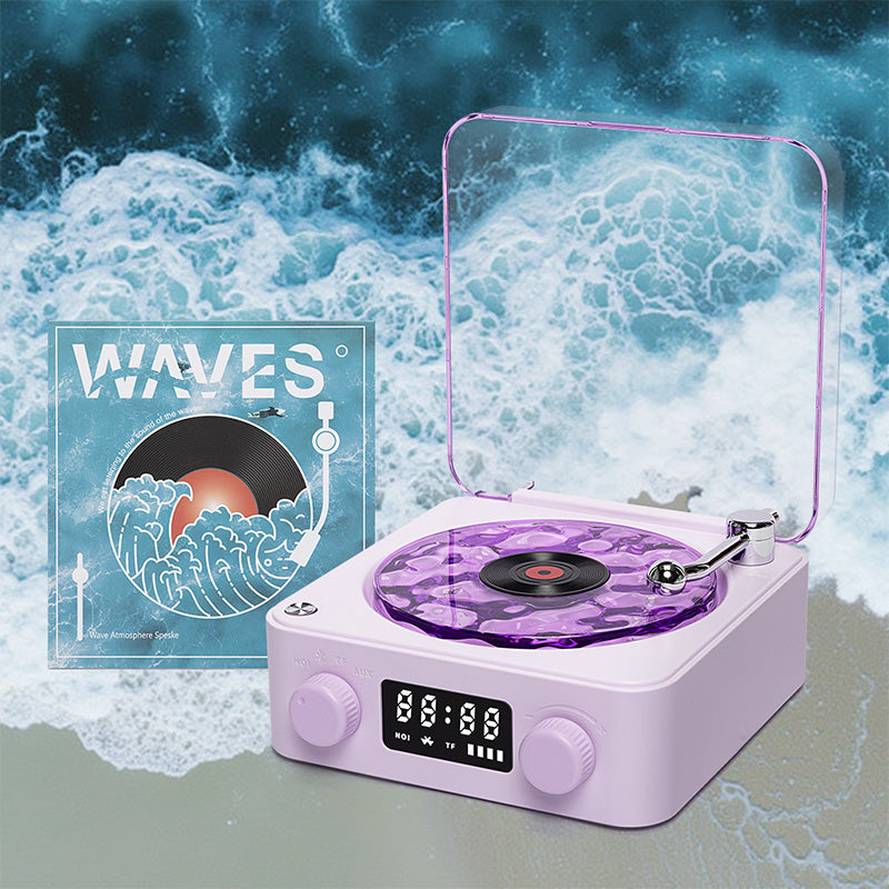 Waves Retro Lecteur de Vinyle Bluetooth