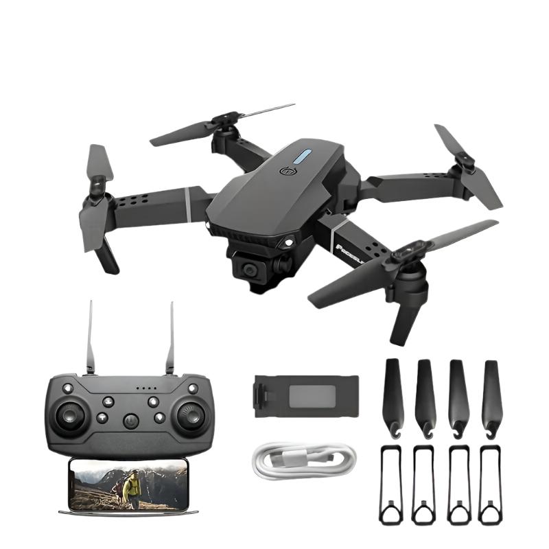 Drone avec double caméras | Facile à utiliser, idéal pour des prises de vue aériennes et vidéos impressionnantes !