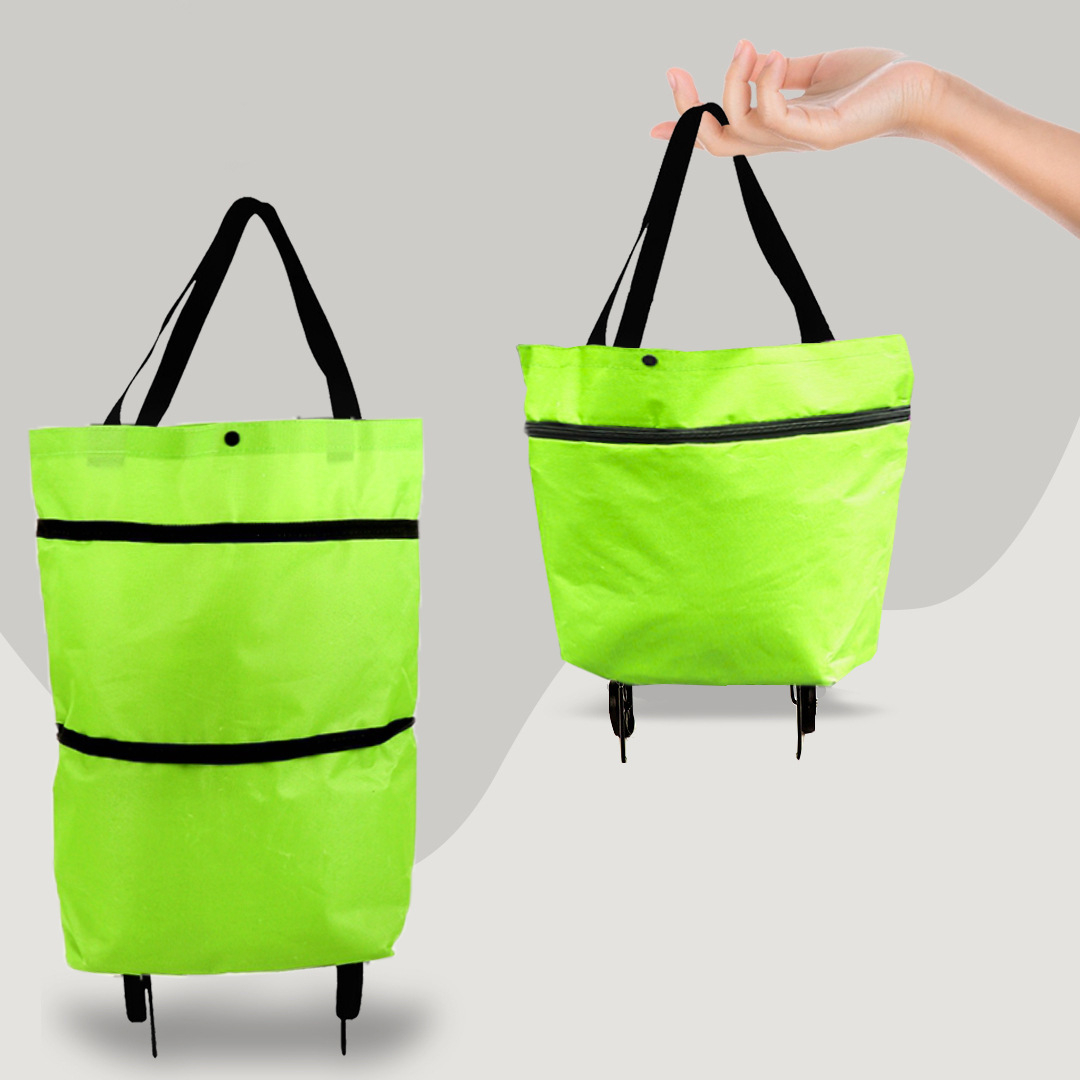 CarryFlex - Sac de courses pratique 2-en-1 avec roues