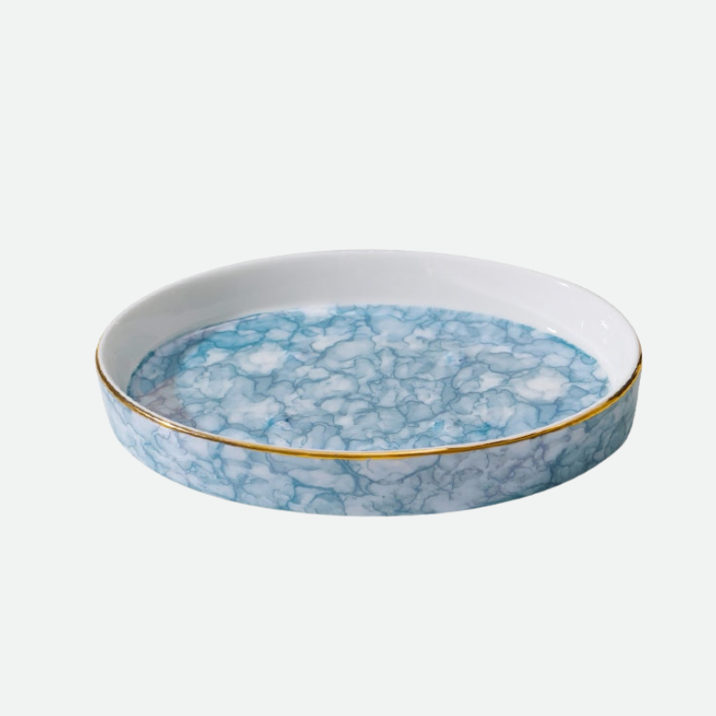 Savonnière "Julia" en céramique et porcelaine
