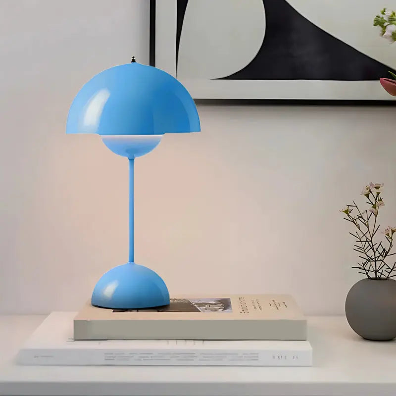 LumiFleur - Lampe de Table Rechargeable en Pot de Fleurs avec Variateur Tactile