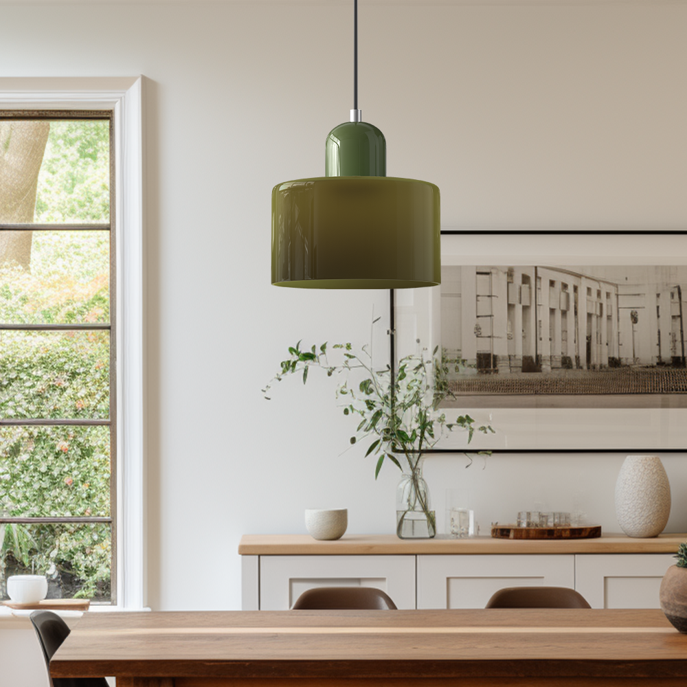 Floroux Glass Suspension | Creative Bauhaus Design | Colorful Accents | Atmospheric Lighting for Dining Room & Living Room