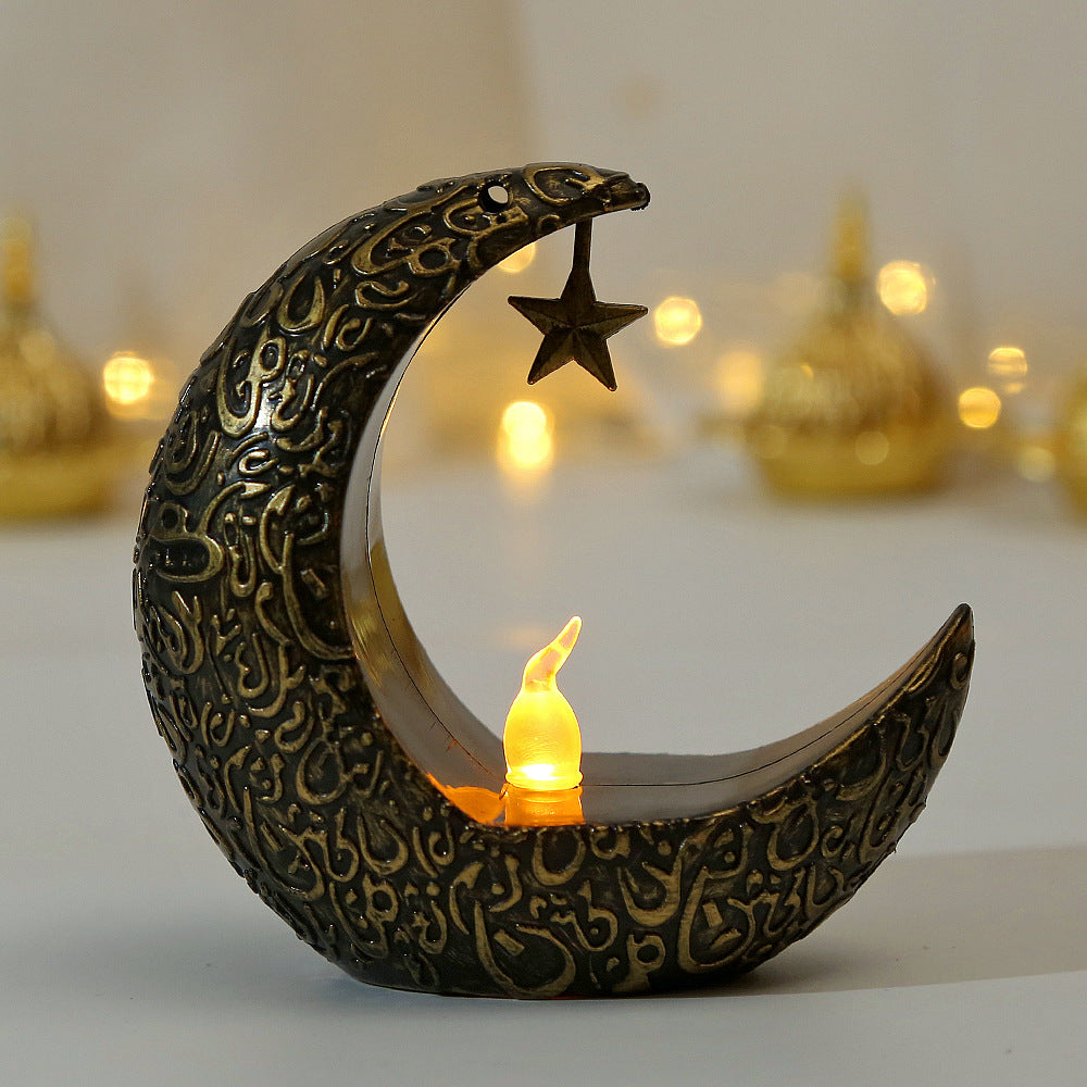 Floroux - Charmante bougie arabe lampe lune