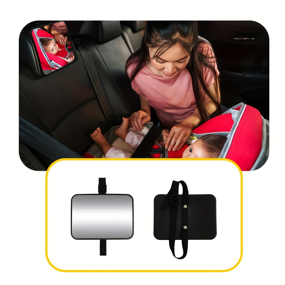 BabySafe – Miroir de voiture large pour sécurité et confort